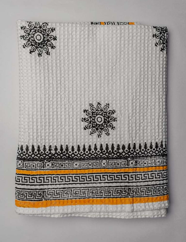 Sunflower Waffle Bath Sheet