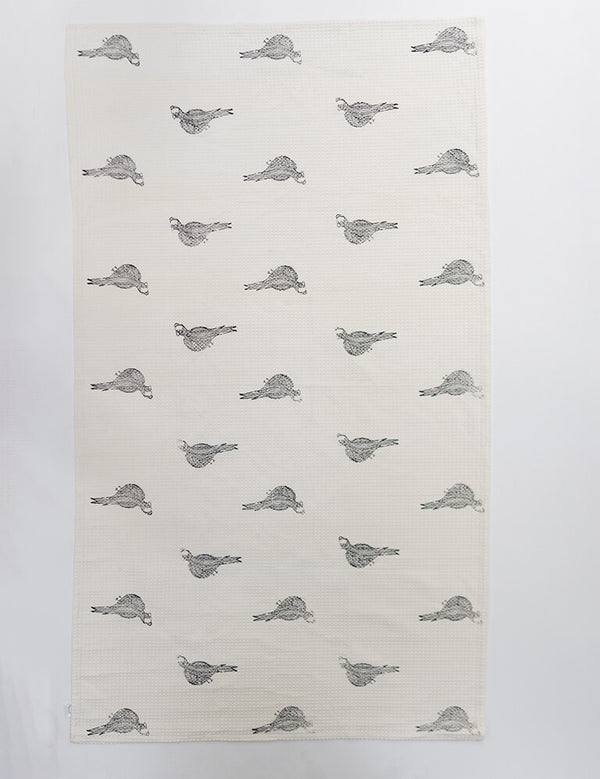 Bird Waffle Bath Sheet